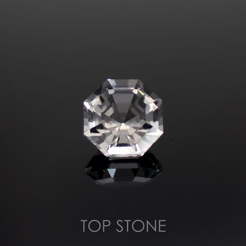 ◇オクタゴンカット◇レムリアンシードクリスタル(保証シール付き) ブラジル産 0.80ct[221018291]5.9x5.8mm前後