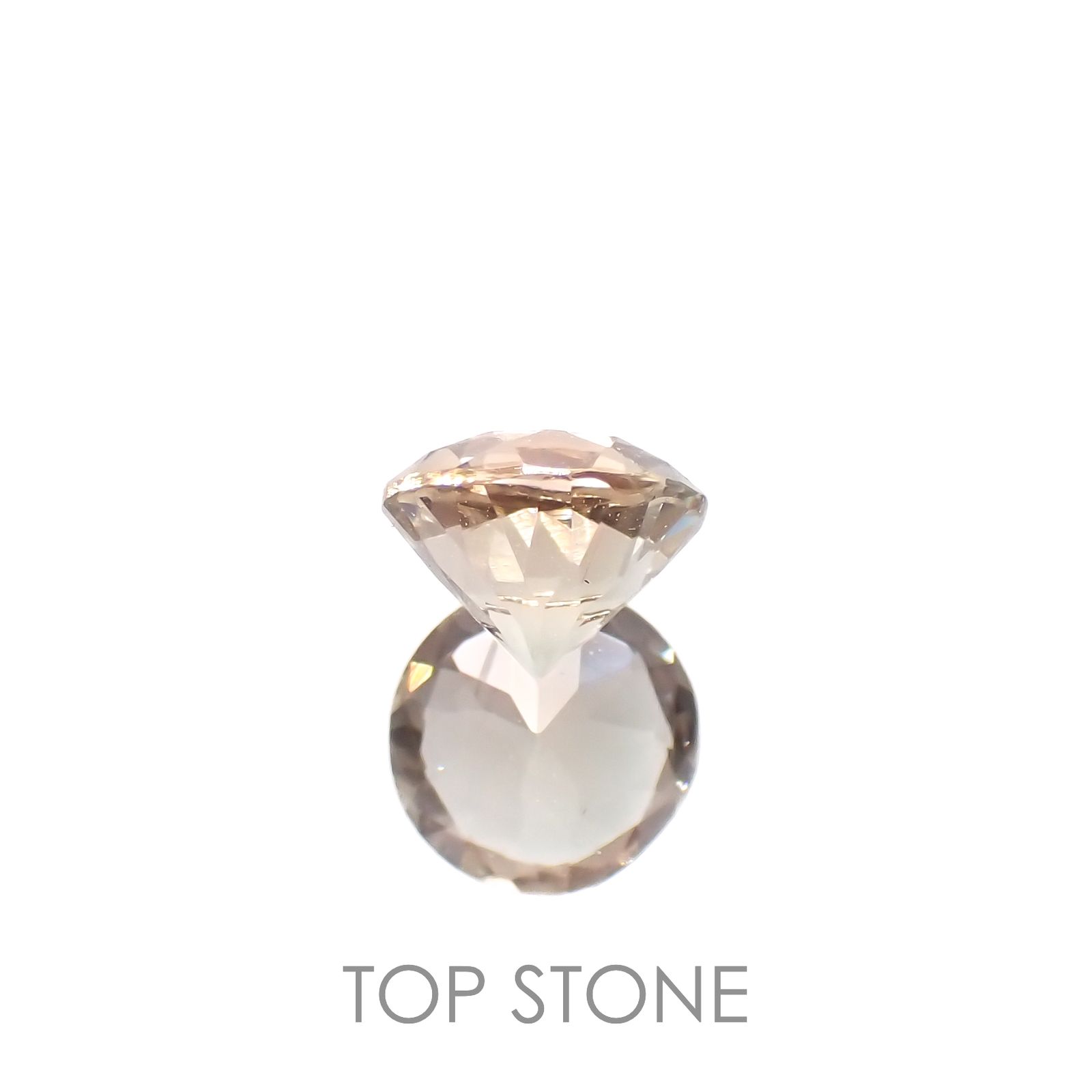 バイカラーオレゴンサンストーン アメリカ・オレゴン州産 0.81ct[230220679]6.1x6mm前後