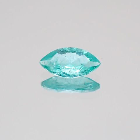 パライバトルマリン(宝石名トルマリン/別名パライバ・トルマリン) ブラジル産 0.22ct 識別済[20129256]6.2×3.2mm前後