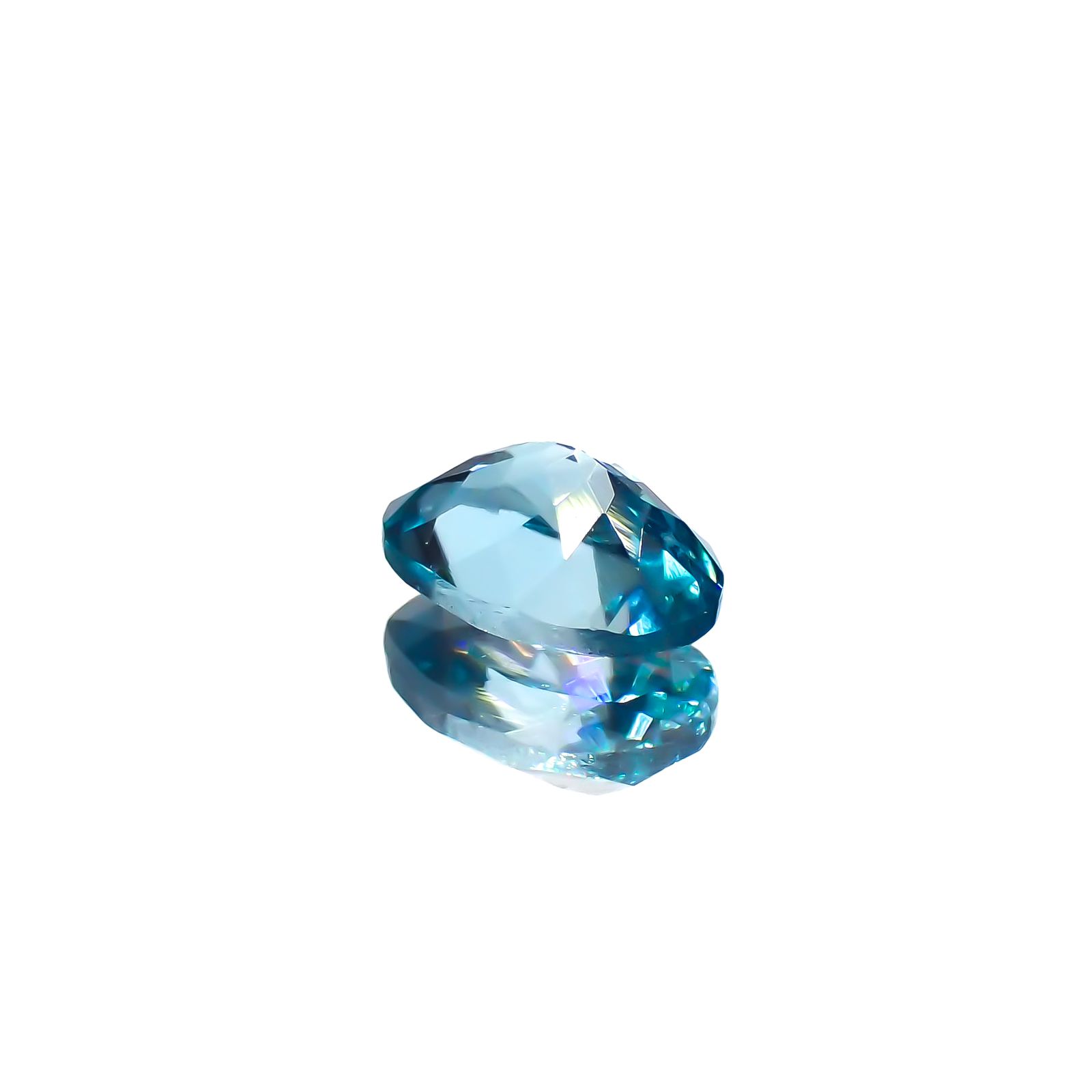 ブルージルコン カンボジア産 0.78ct[230823033]6.2x4.1mm前後
