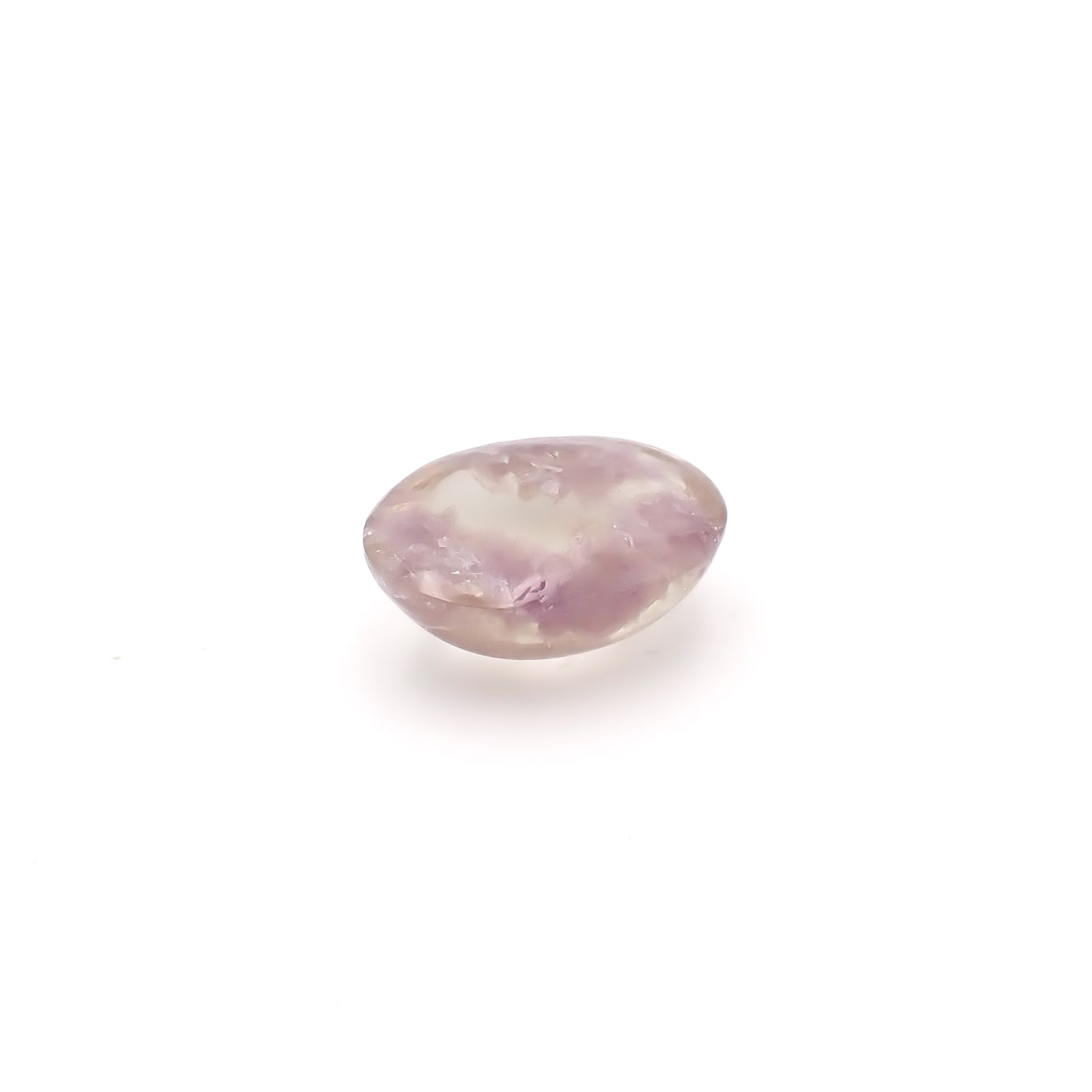 レピドライトインクォーツ ブラジル・ミナスジェライス州産 17.31ct / 19.7x14.7mm前後 [260331878]