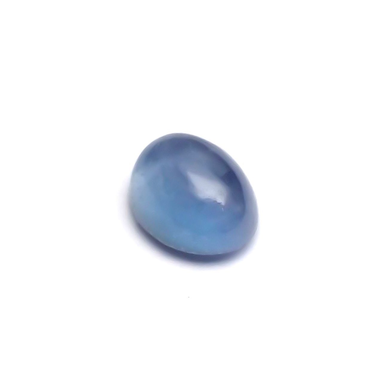 アパタイトキャッツアイ(宝石名ブルー・アパタイト・キャッツアイ)マダガスカル産 1.486ct ソ付(彩珠)[231124144]7.6x6mm前後