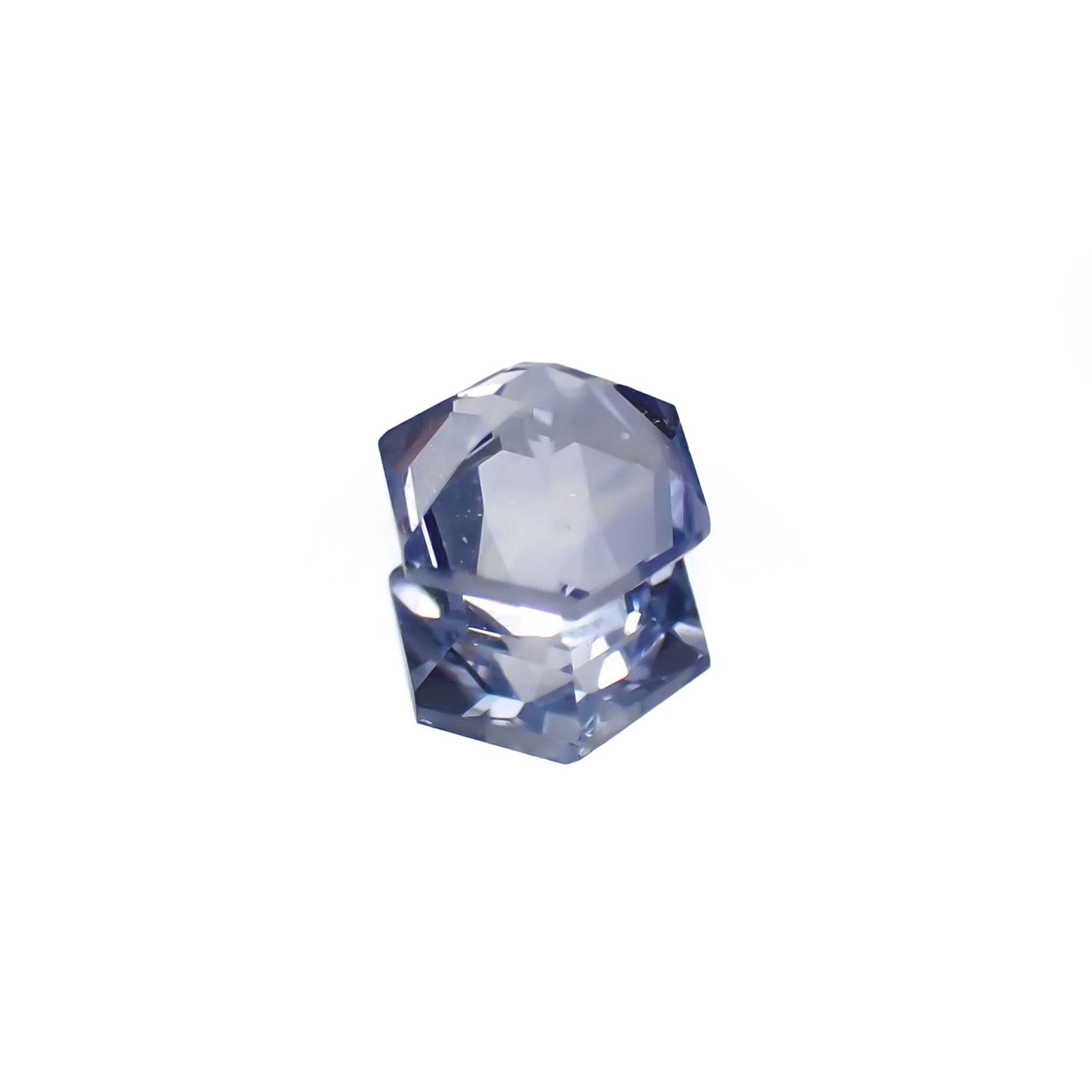 ◇ヘキサゴンカット◇サファイア(宝石名サファイア) マダガスカル産 識別済 0.29ct / 3.5x3.5mm前後 [260811056]