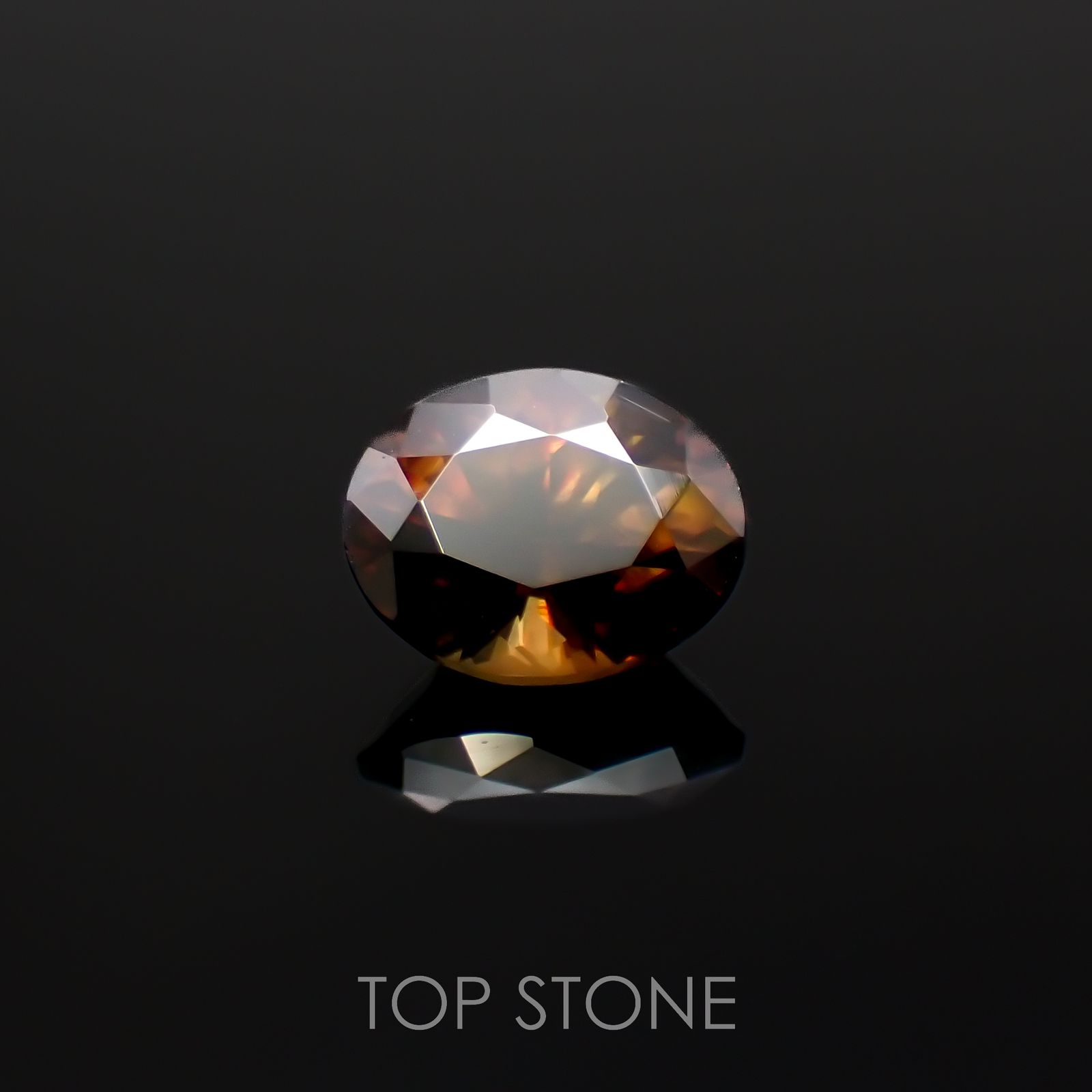 キャシテライト(宝石名キャシテライト)ボリビア産 1.425ct ソ付(彩珠)[221018672]6x4.8mm前後