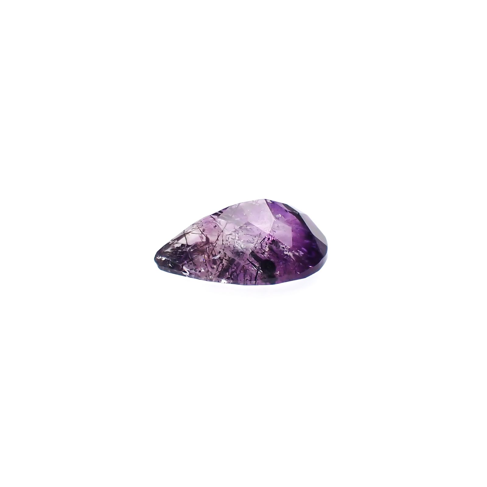 アメジストエレスチャル ナイジェリア産 4.02ct[231224660]14x9.2mm前後