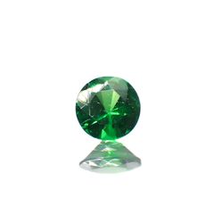 ツァボライト(宝石名グリーン グロッシュラー・ガーネット)タンザニア産 0.12ct 識別済[240226081]3.2x3.2mm前後