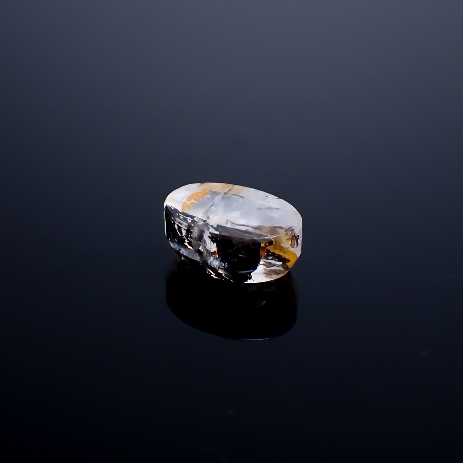 デンドリチッククォーツ ブラジル産 1.92ct / 8.8x6mm前後 [260724034]