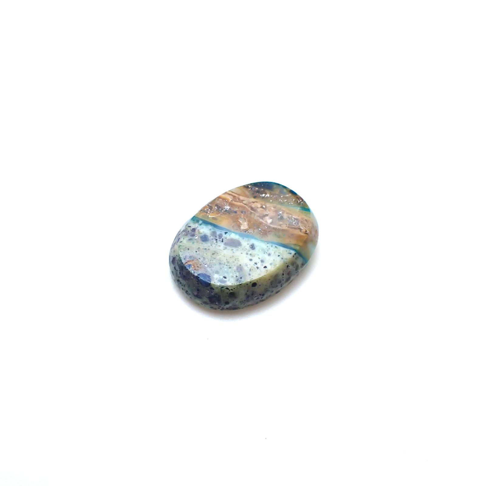 ブルーオパール ペルー産 9.88ct [250730717]19.3x14.3mm前後