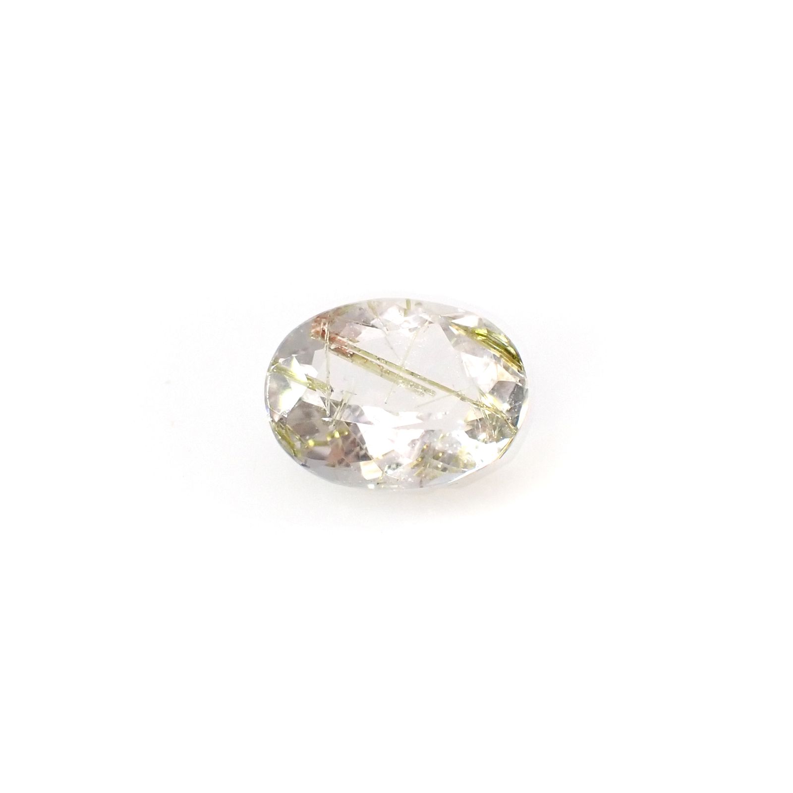 エピドートインクォーツ ブラジル産 2.81ct[240427290]10.7x8.2mm前後