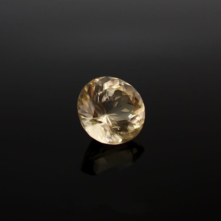ゴールデンカルサイト フォスフォレッセンス(宝石名フォスフォレッセンス・カルサイト)メキシコ産 3.68ct 識別済[221119080]9.9x10mm前後