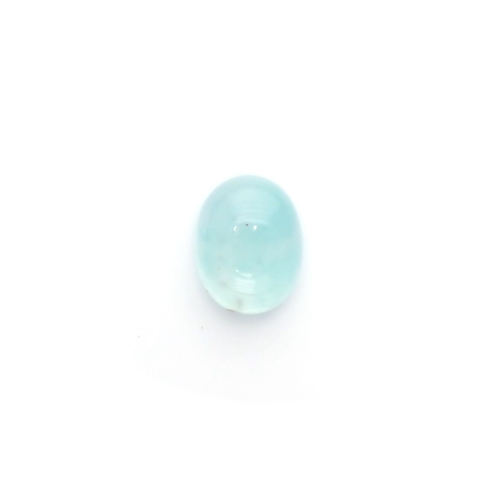 アクアプレーズ(宝石名ブルー グリーン・カルセドニー) 南アフリカ産 2.04ct 識別済[210912335]9.1×7mm前後