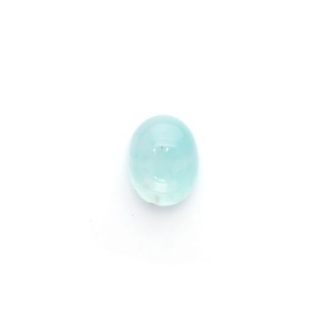 アクアプレーズ(宝石名ブルー グリーン・カルセドニー) 南アフリカ産 2.04ct 識別済[210912335]9.1×7mm前後