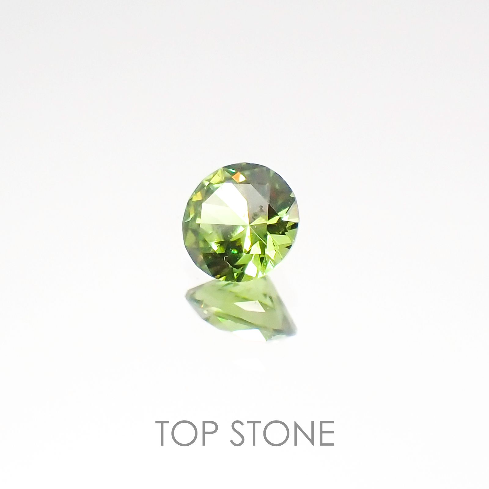 デマントイドガーネット ロシア産 ルース 0.17ct[20107338]3.4×3.4mm前後