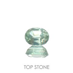 グリーンカイヤナイト(宝石名カイヤナイト)タンザニア産 0.28ct 識別済[220616675]4.1x3.2mm前後
