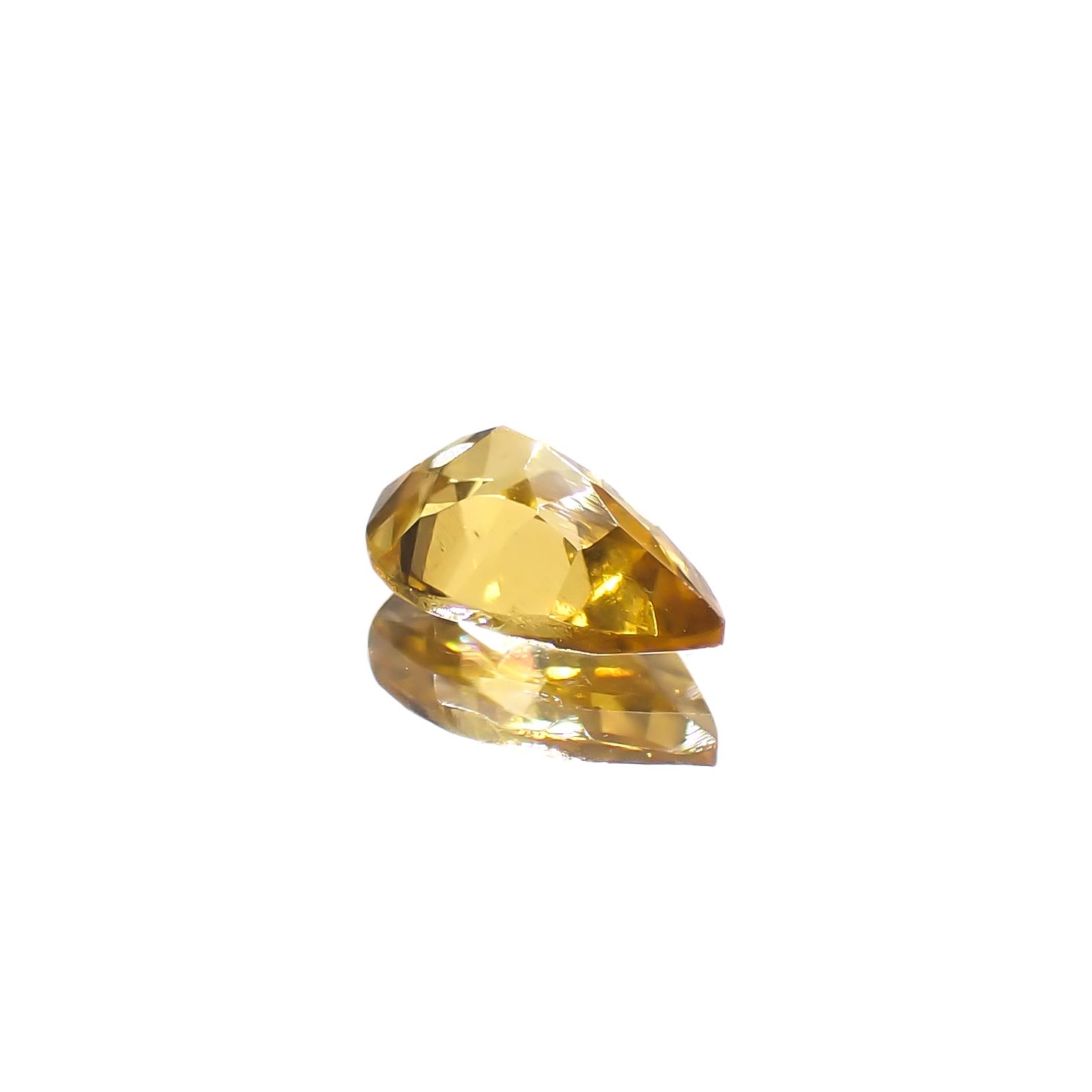 イエロージルコン スリランカ/カンボジア産 0.61ct[240728526]6.5x4.2mm前後