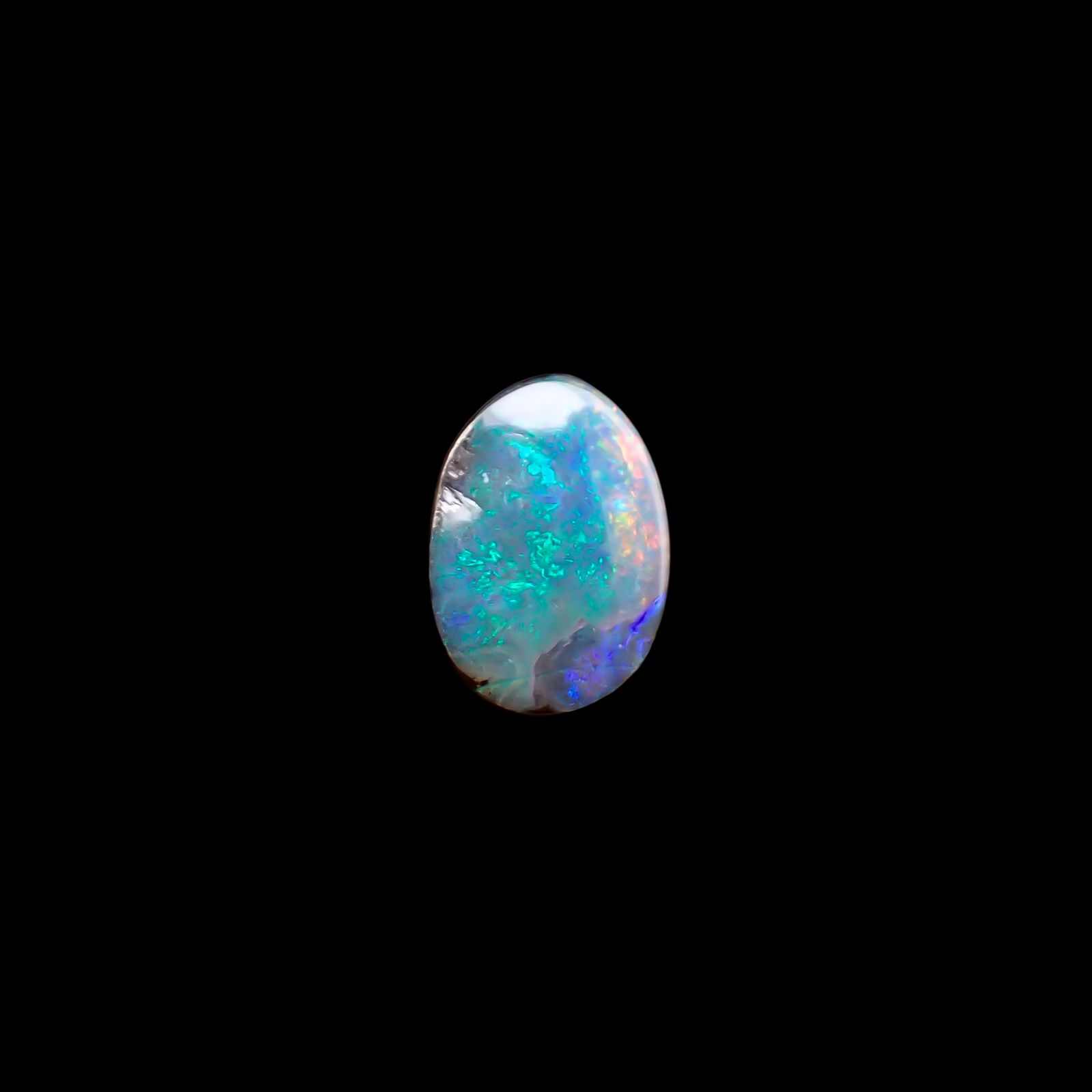 ボルダーオパール オーストラリア産 2.19ct / 11.1x7.8mm前後 [260933079]