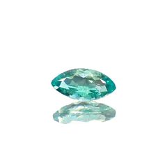 パライバトルマリン(宝石名トルマリン/別名パライバ・トルマリン)ブラジル・キントス鉱山産 0.262ct ソ付(宝貴協)[221018729]6.2x3.1mm前後