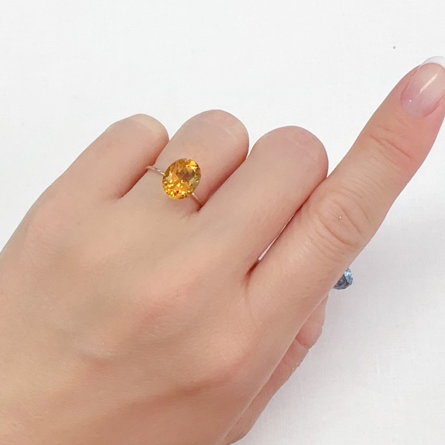 マデイラシトリン ブラジル・ミナスジェライス州産 2.53ct[240427130]10.8x8mm前後