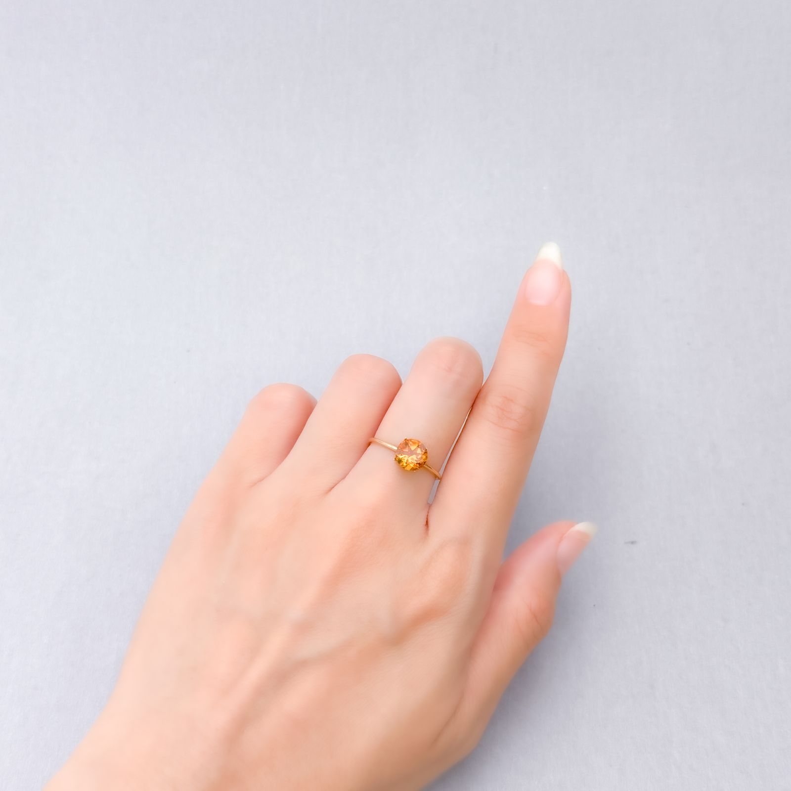 マデイラシトリン ブラジル・ミナスジェライス州産 1.13ct [250630575]7x7mm前後