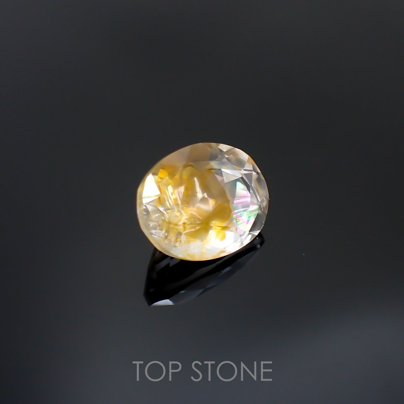 オーロラクォーツ ブラジル・ミナスジェライス産 3.67ct[220114380]11.3x8.8mm前後