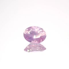 シルキーピンクサファイア 非加熱 ベトナム産 0.38ct[230722789]5.1x3.8mm前後