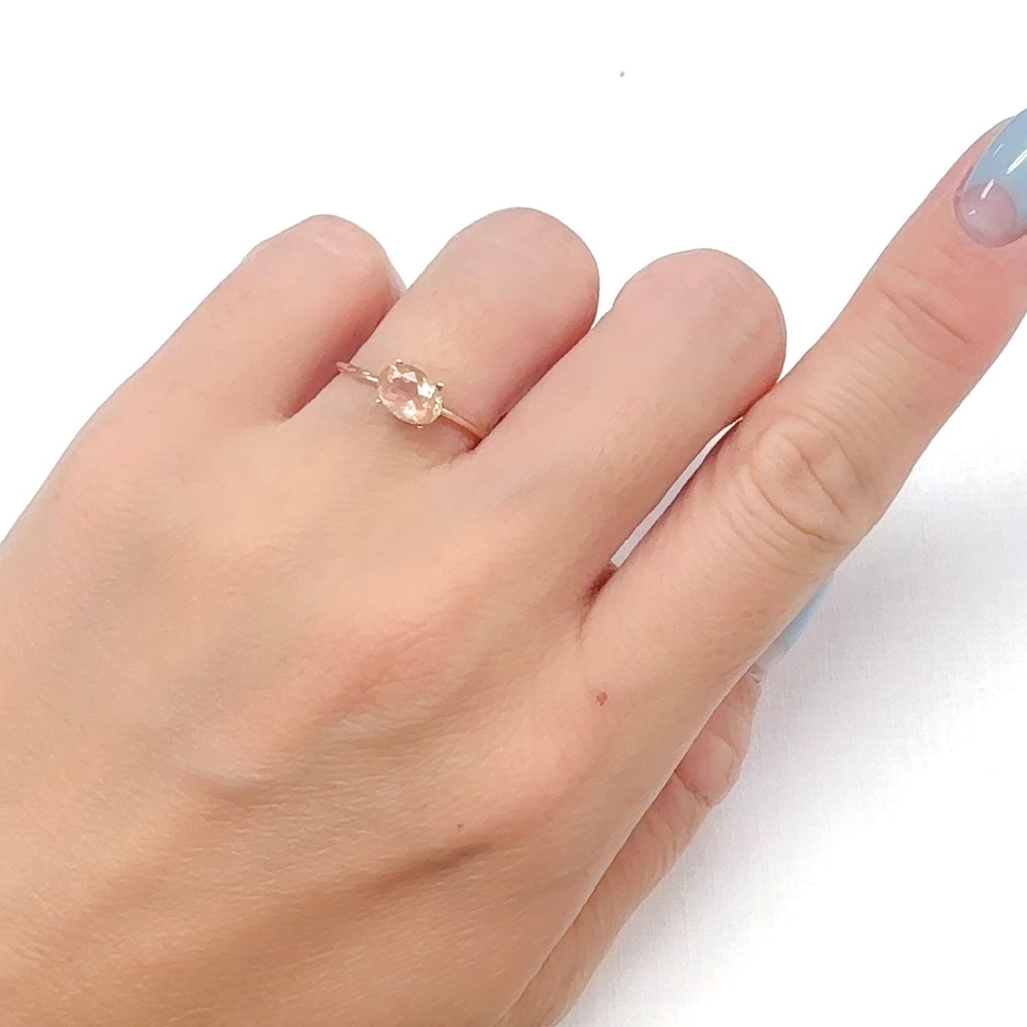 オレゴンサンストーン アメリカ・オレゴン州産 0.74ct[240628212]7.0x5mm前後