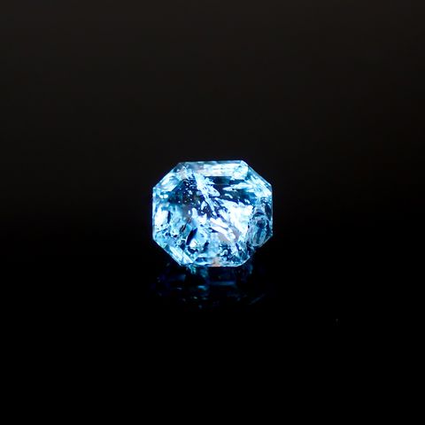 ◇カスタムオクタゴンカット◇オイルインクォーツ パキスタン産 0.44ct [231224722]4.9x4.4mm前後