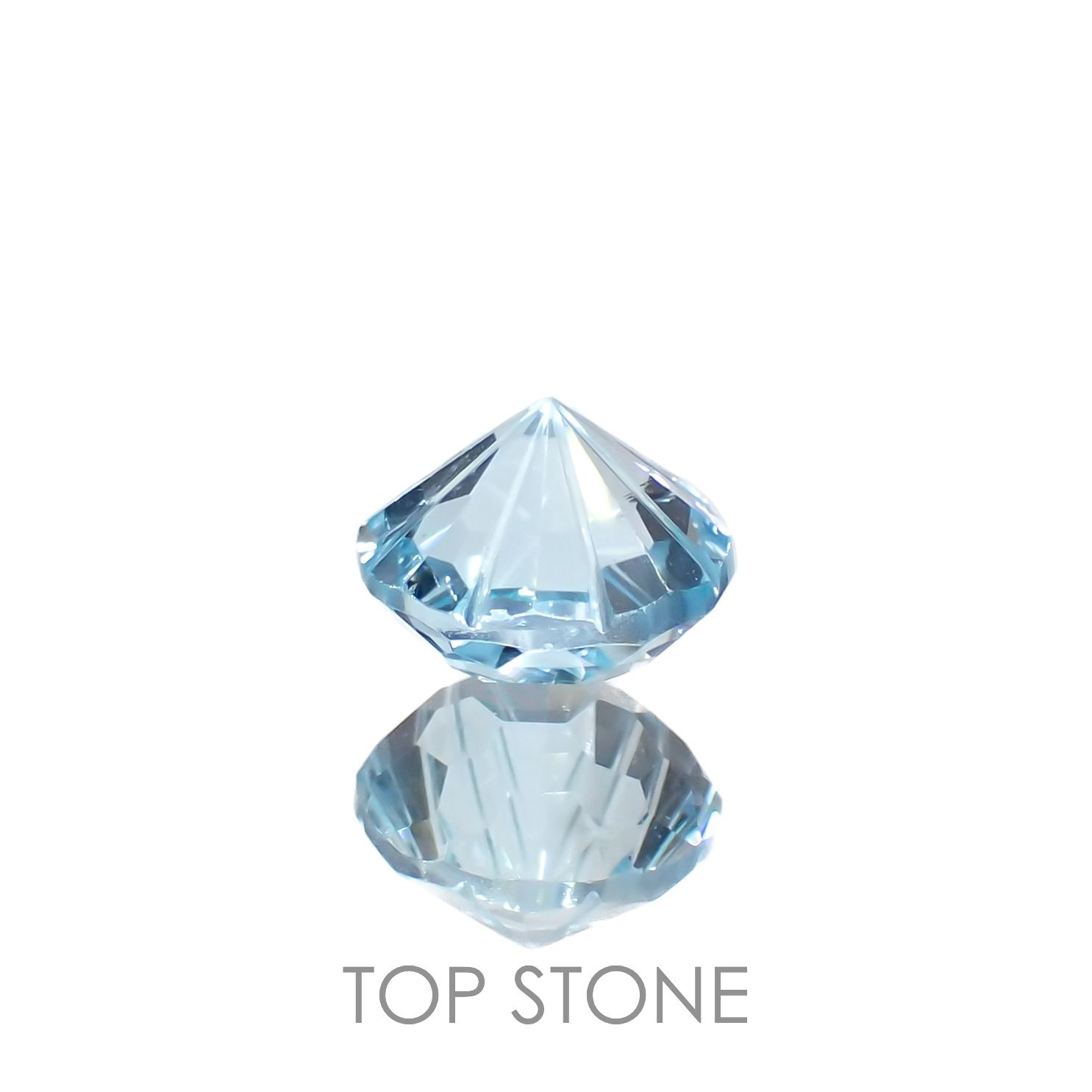 ◇カスタムカット◇ブルートパーズ ブラジル産 1.84ct[221219355]7x7mm前後