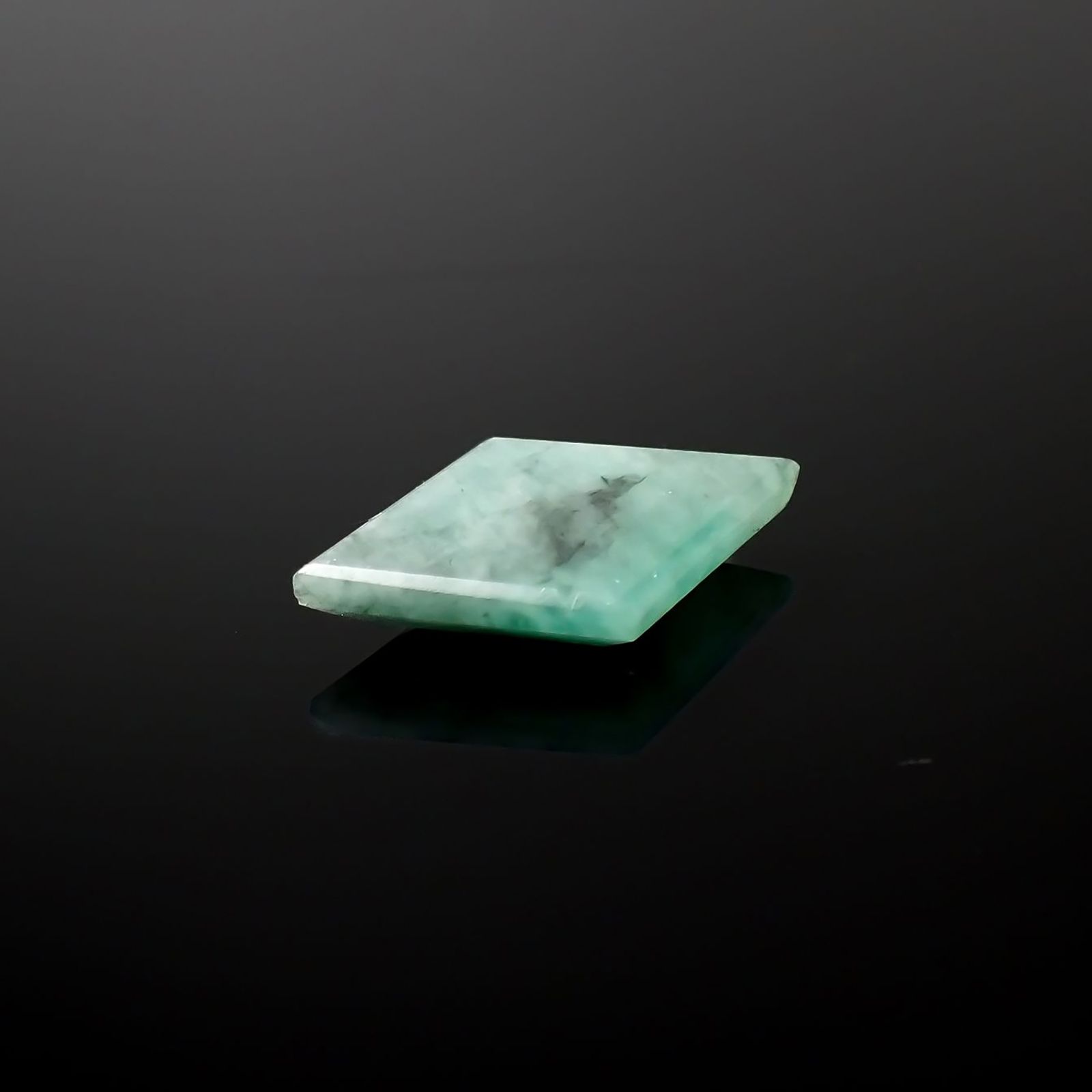 ◇カスタムカット◇エメラルド ブラジル産 3.59ct / 17.7x11.5mm前後 [240326474]