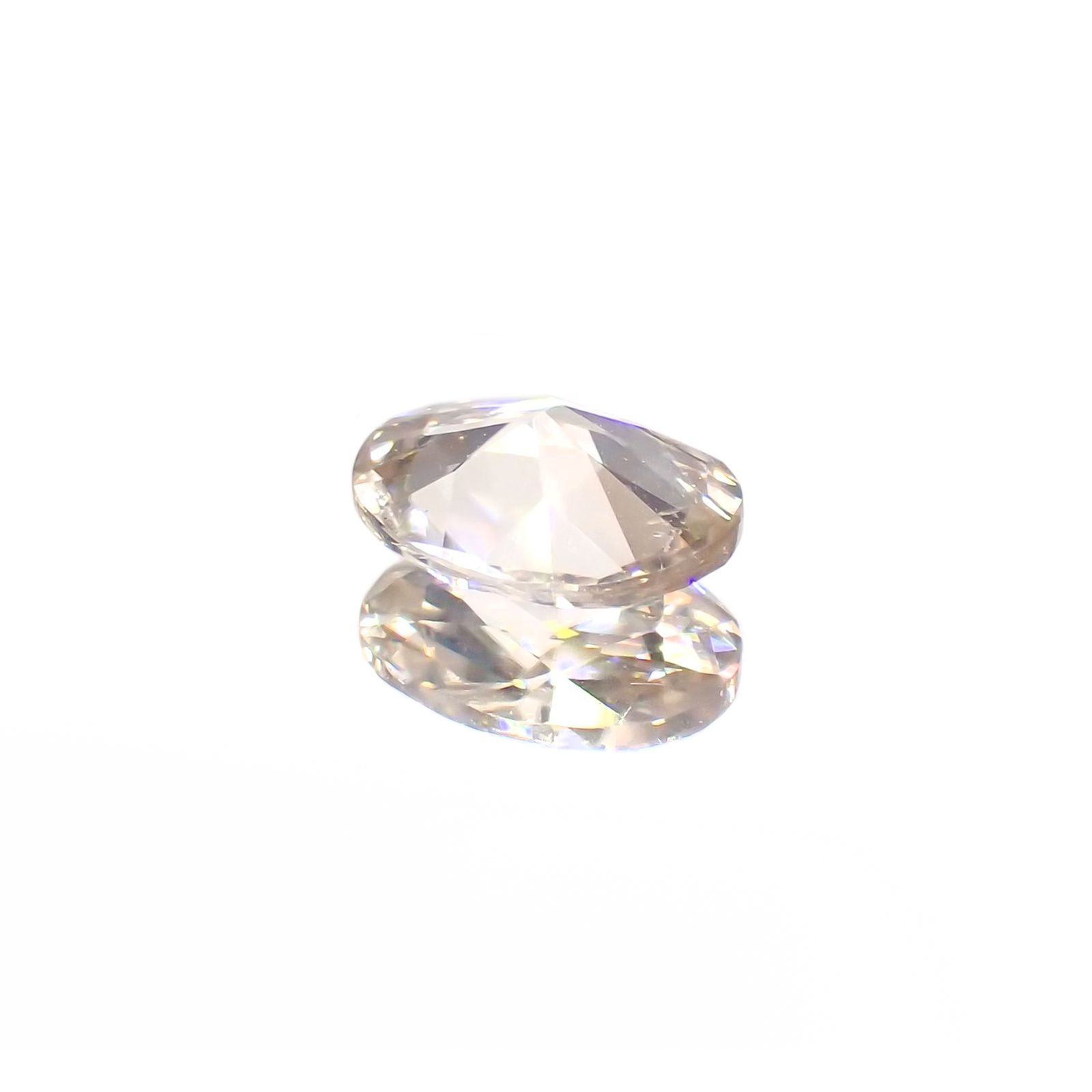イエロージルコン(宝石名ジルコン)スリランカ/カンボジア産 1.09ct 識別済[231124190]7x5.7mm前後