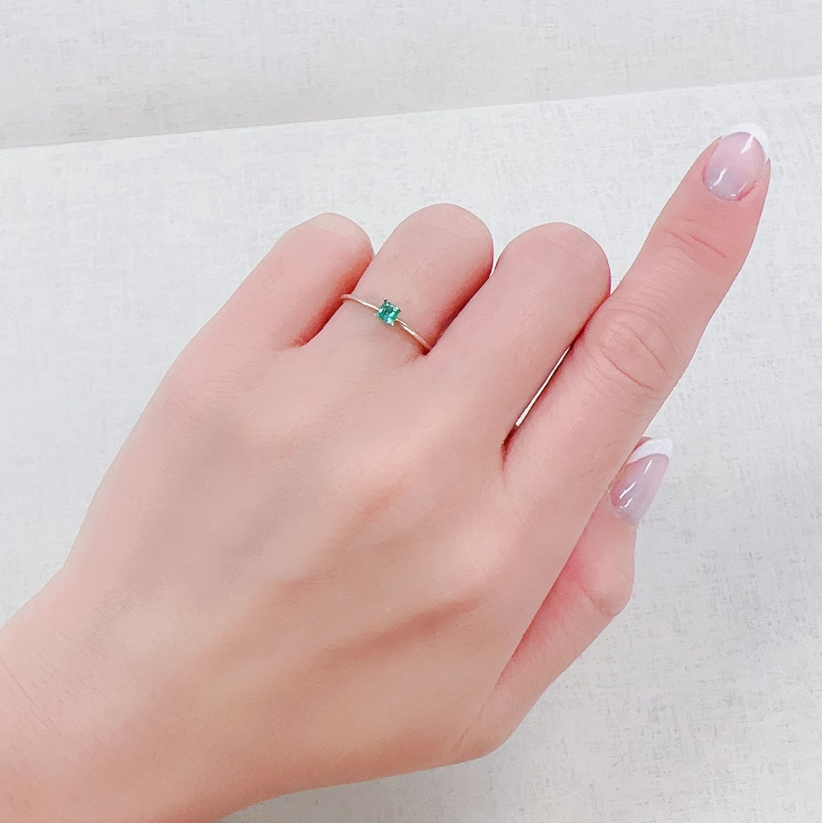 エメラルド コロンビア産 0.11ct[230421720]2.9x2.9mm前後