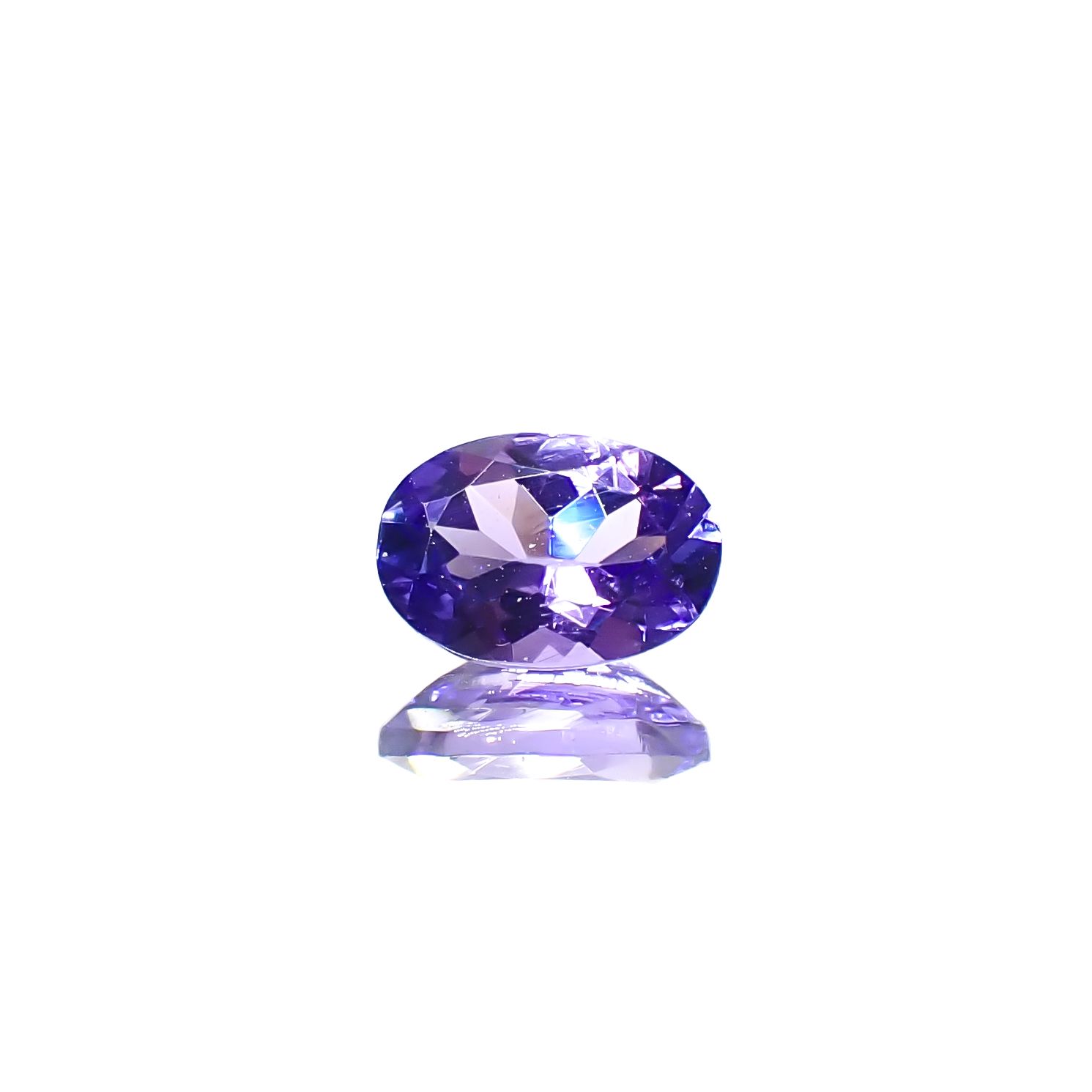 タンザナイト(宝石名タンザナイト)タンザニア産 0.48ct 識別済[240628334]5.9x4mm前後