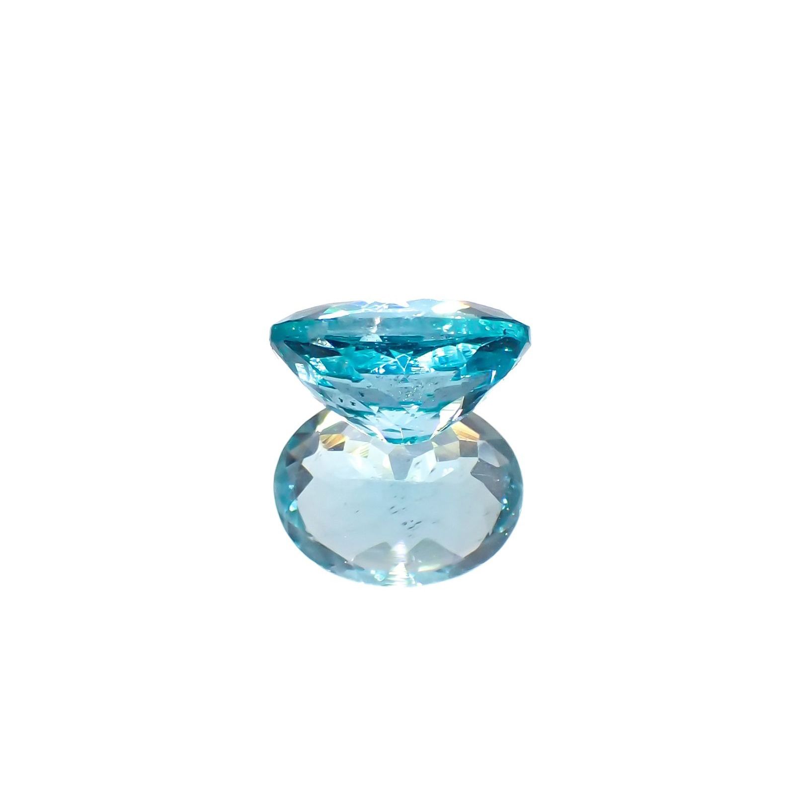 アパタイト(宝石名アパタイト)ブラジル産 識別済 2.18ct / 9.1x7.2mm前後 [251021345]