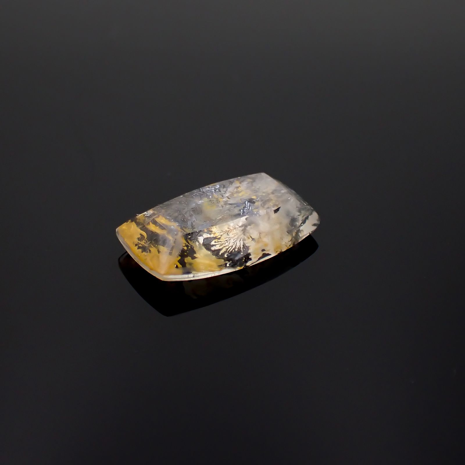 デンドリチッククォーツ ブラジル産 7.07ct[230321079]17.7x11.2mm前後