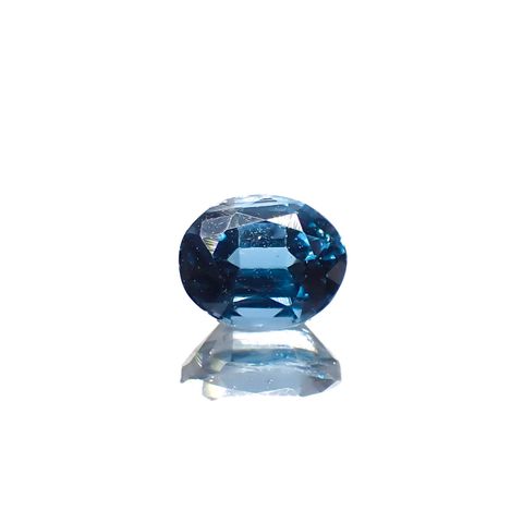 オーシャンブルーカイヤナイト(宝石名カイヤナイト)インド・オリッサ州産 0.49ct 識別済[240929162]5.1x4.1mm前後