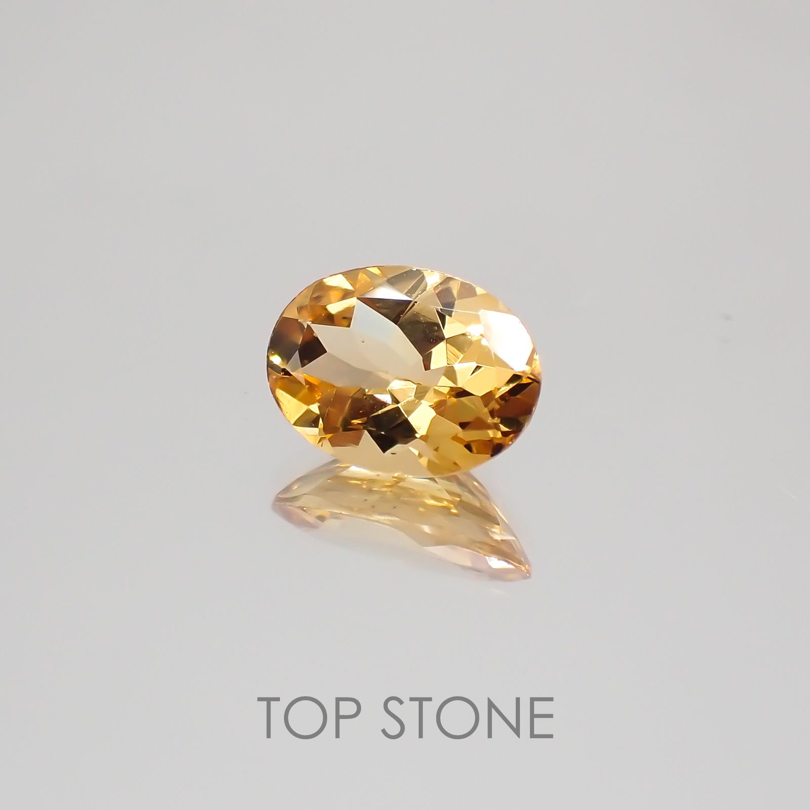 インペリアルガーネット(ヘソナイト) スリランカ産 ルース 1.23ct[21038976]8×5.9mm前後