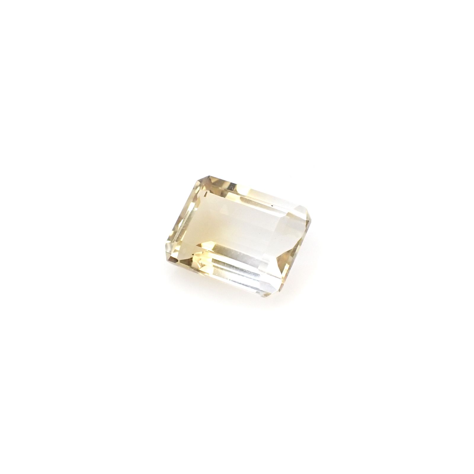 バイカラーシトリン ブラジル・ミナスジェライス州産 7.35ct[240326464]13.4x10.1mm前後