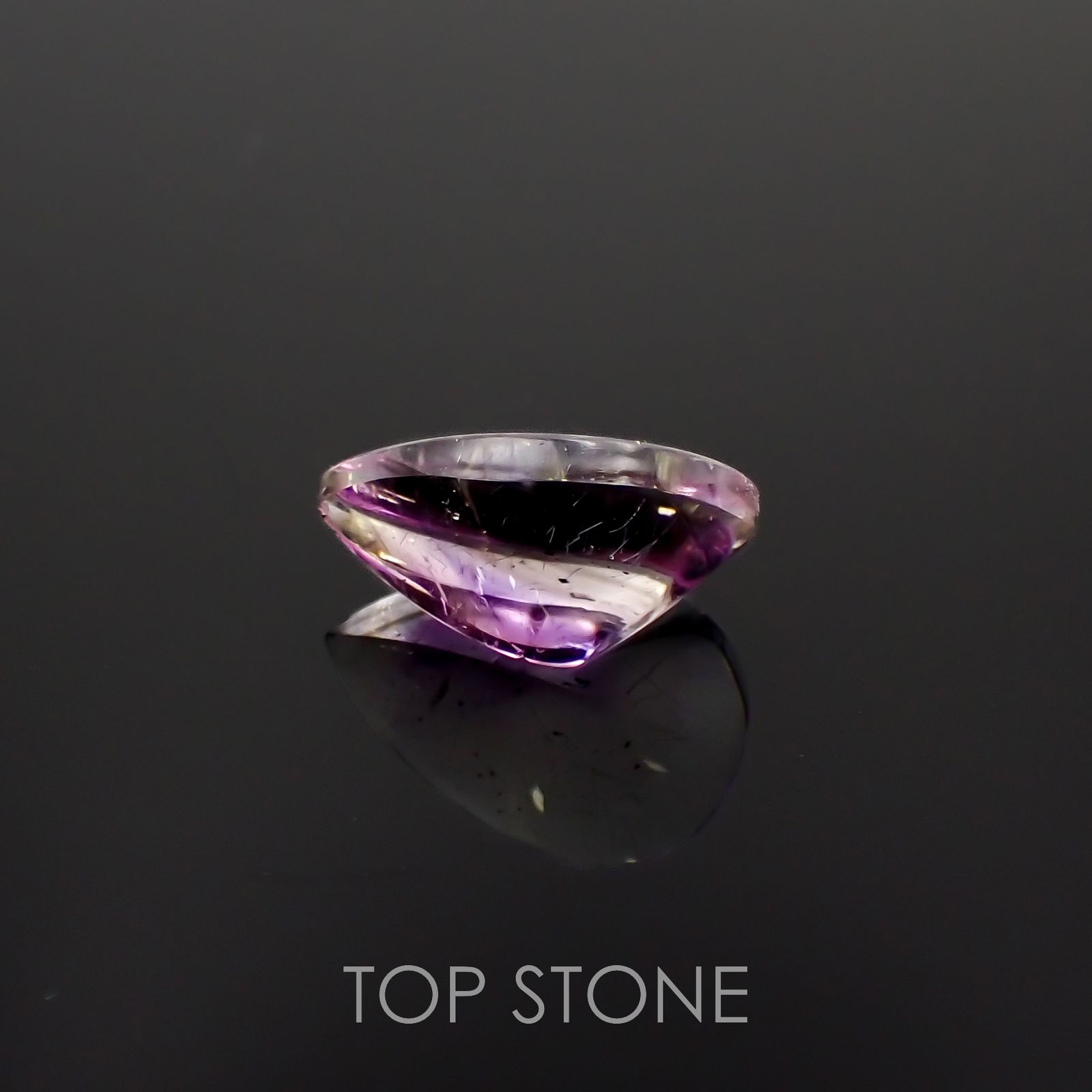 アメジストエレスチャル ブラジル産 10.48ct[230119783]18.7x12