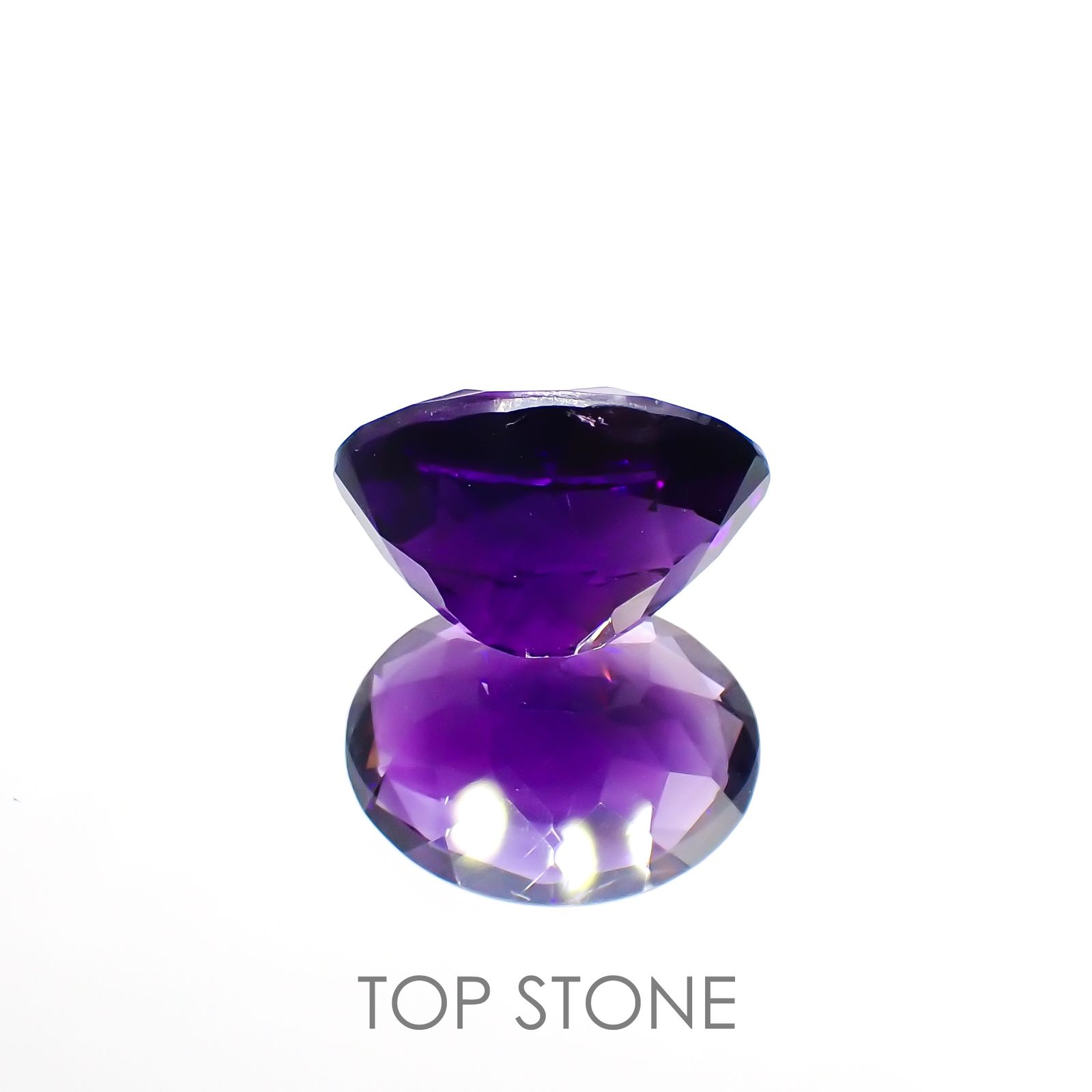 カラーシフトアメジスト(宝石名アメシスト)ブラジル/ウルグアイ産 9.18ct 識別済[220113952]16.1x12.1mm前後