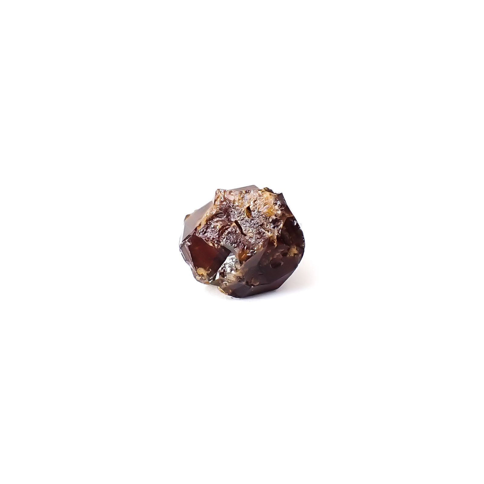 レインボーガーネット原石2個セット 日本・奈良県産 16.16ct(2pcs合計) / 8.8-12.3x8.7-11.8mm前後 [260432075]