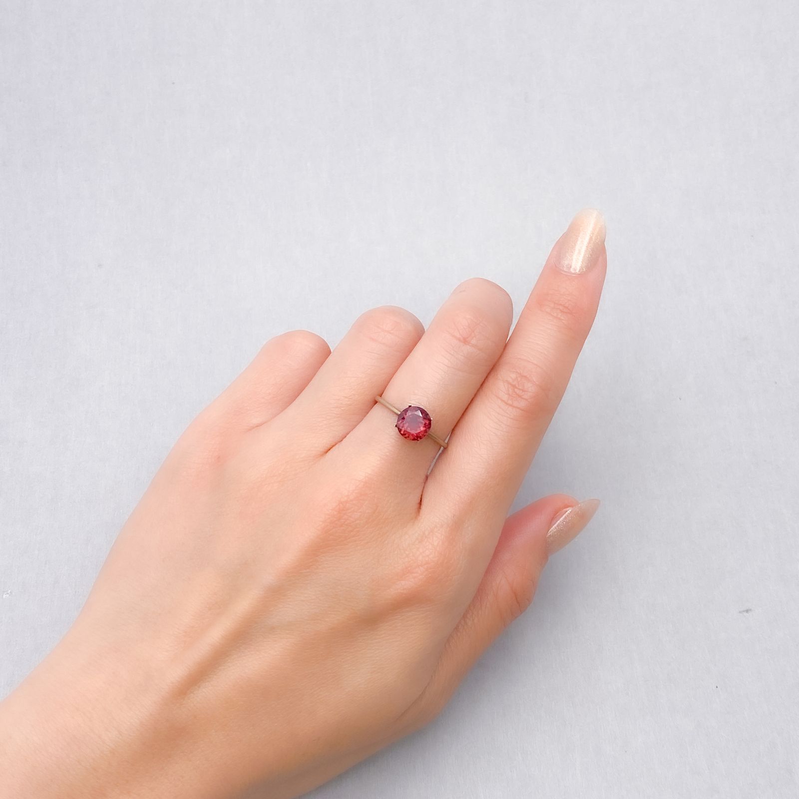 アンデシン モンゴル産 1.27ct [250129697]7.1x7.1mm前後