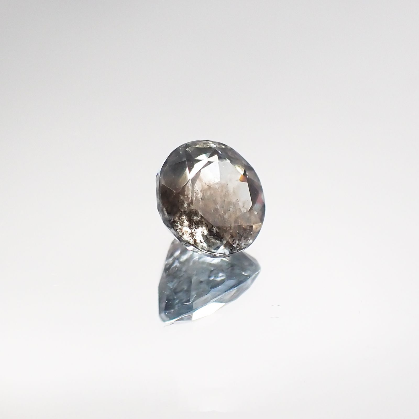 アベンチュリンアクアマリン(宝石名アクアマリン) ナイジェリア産 1.39ct 識別済[210712983]7×7mm前後