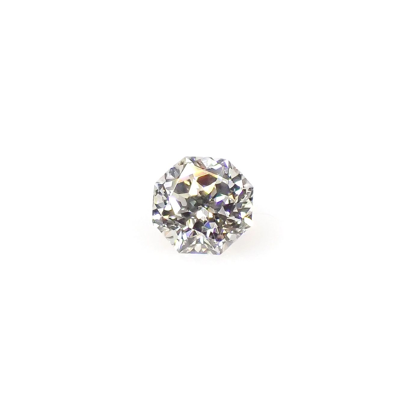 ◇オクタゴンカット◇ダイヤモンド 0.14ct[240427033]3.1x3.1mm前後