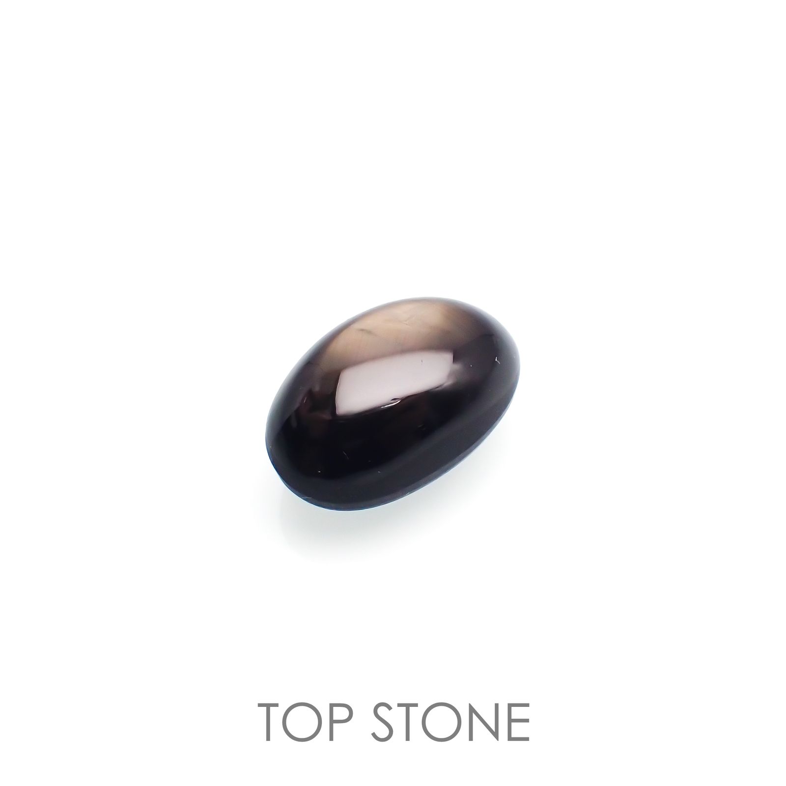 ブラックスターサファイア タイ産 ルース 7.6ct[210812911]12.7×8mm前後