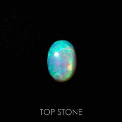クリスタルオパール(宝石名オパール)オーストラリア産 0.86ct 識別済[220717008]7.5x5.2mm前後