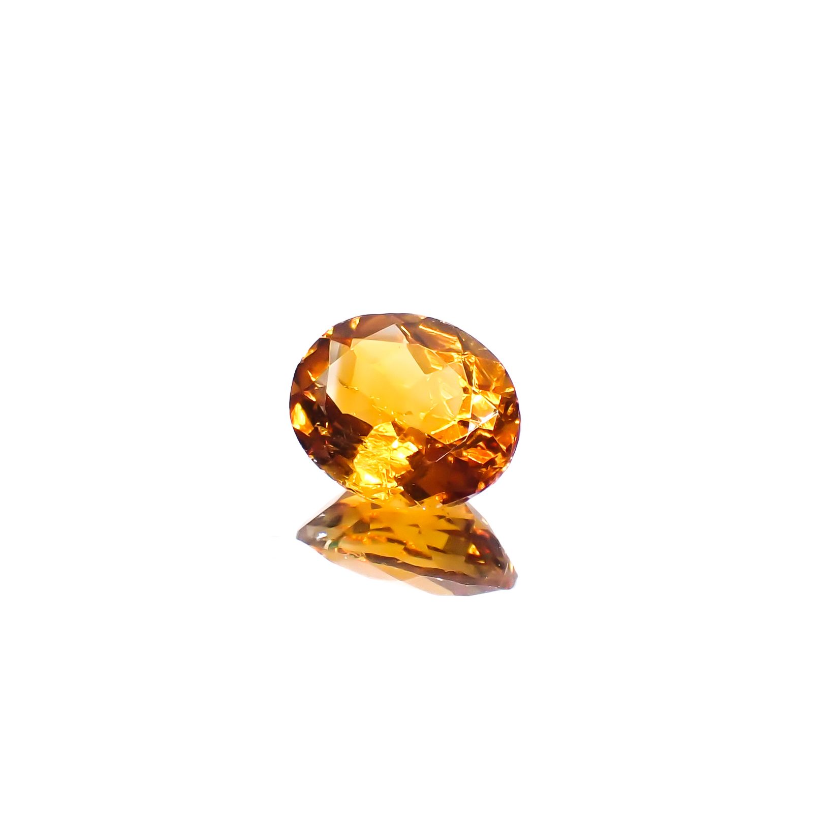 マデイラシトリン ブラジル・ミナスジェライス州産 2.14ct[240427129]9.8x7.9mm前後