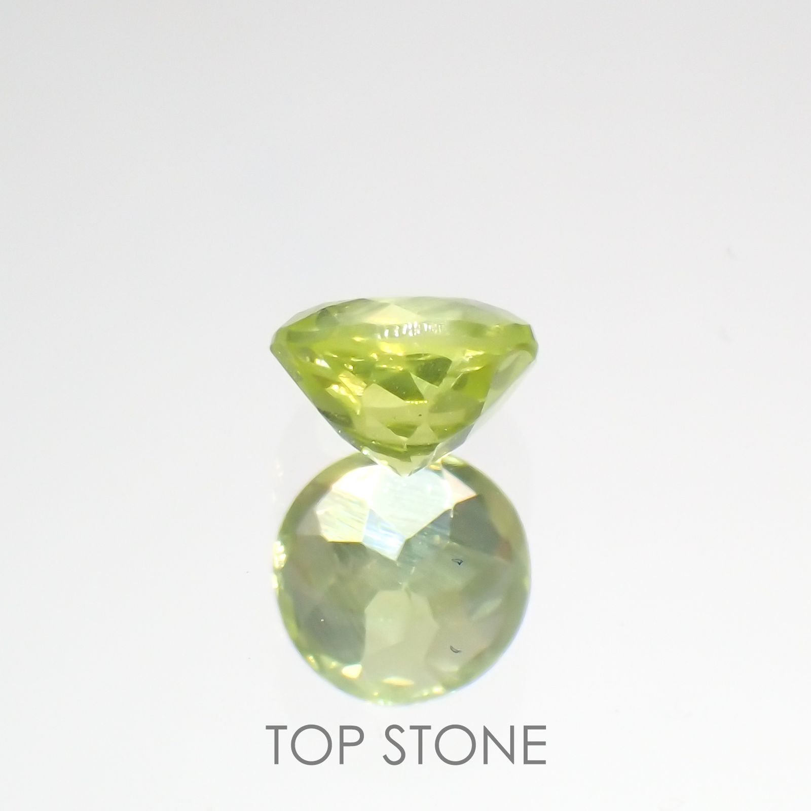 パロットクリソベリル(宝石名クリソベリル)インド産 0.35ct 識別済[220114508]4x4mm前後