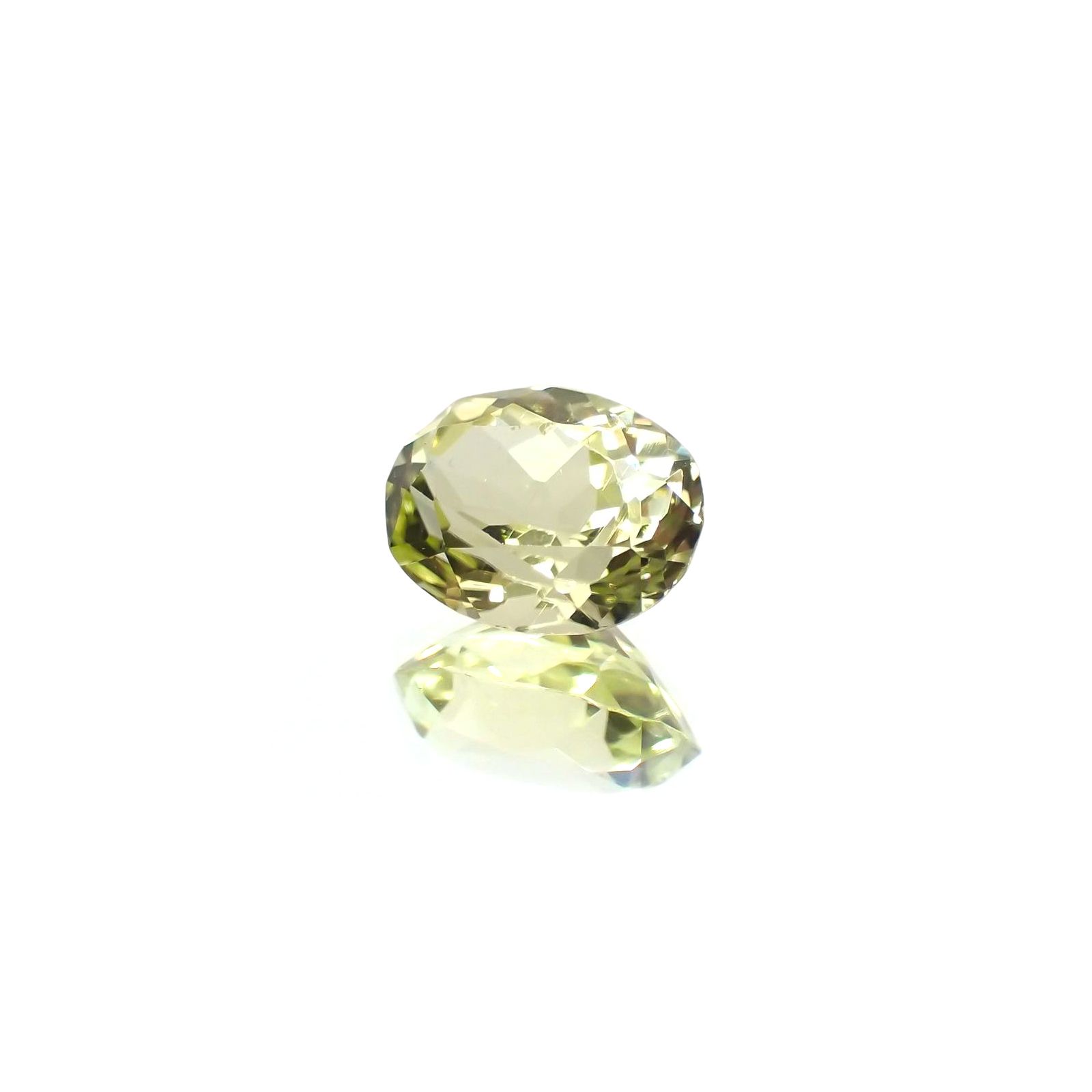 シリマナイト(宝石名シリマナイト) インド産 識別済 1.40ct / 7.9x6.2mm前後 [210810682]