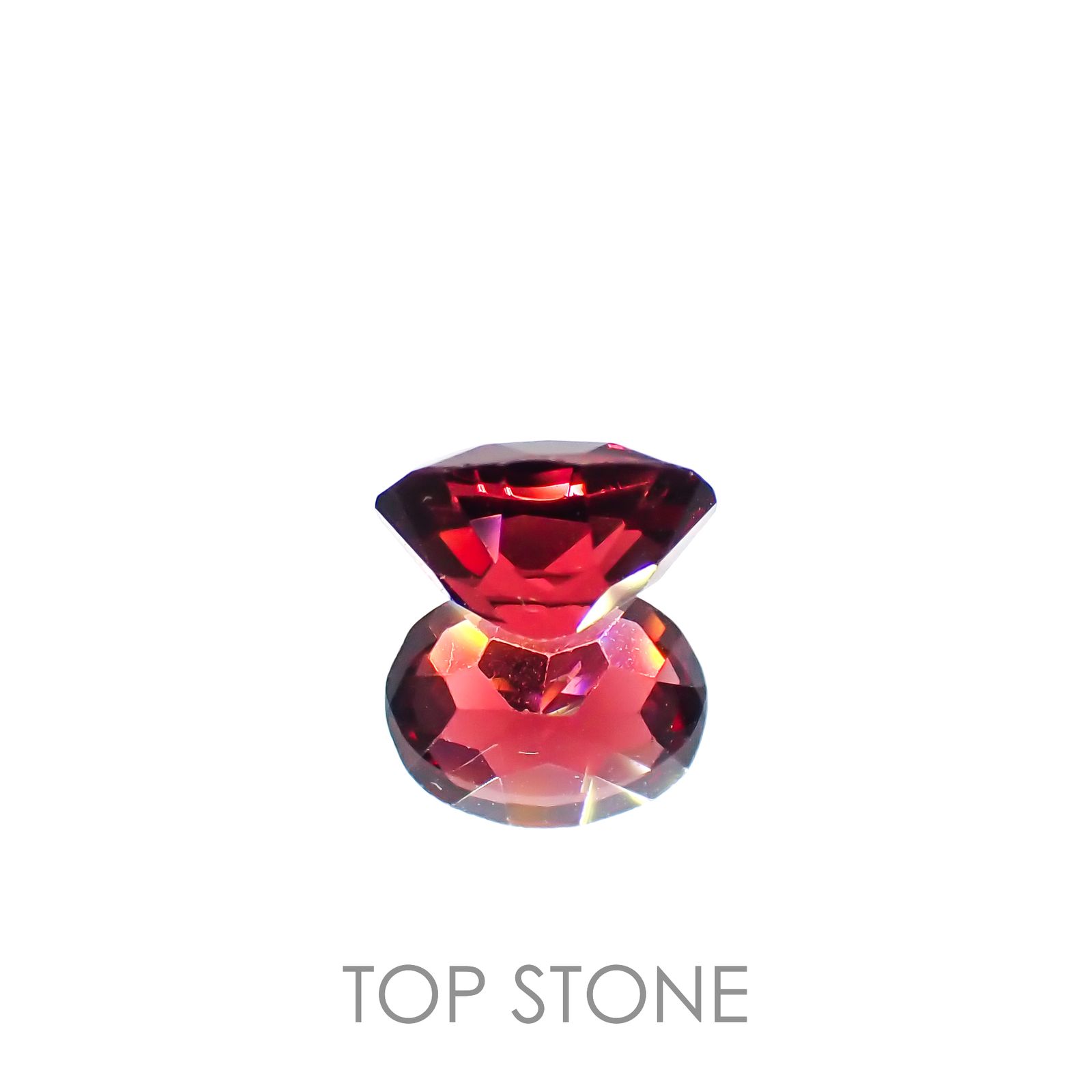パイロープアルマンディンガーネット(宝石名パイロープ アルマンディン・ガーネット)ブラジル産 1.82ct 識別済[221219543]8.2x6.4mm前後
