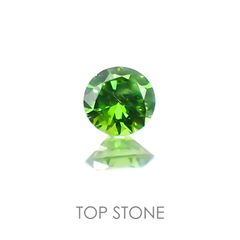 デマントイドガーネット(宝石名デマントイド・ガーネット) ロシア産 0.13ct 識別済[20118127]3.2×3.2mm前後